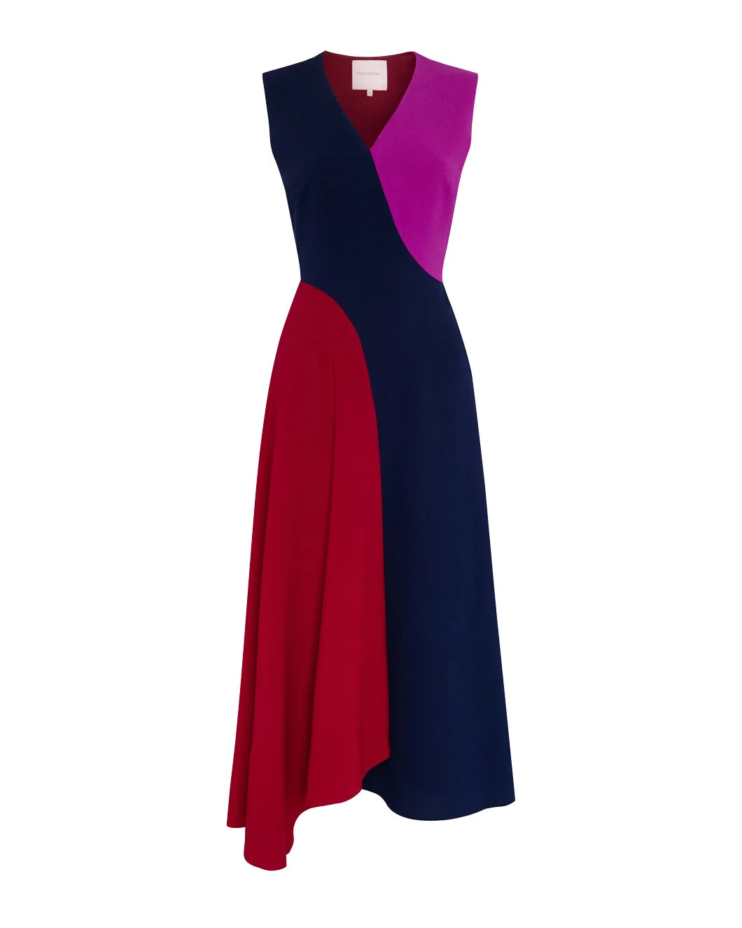 ROKSANDA Miral Dress red pink and blue