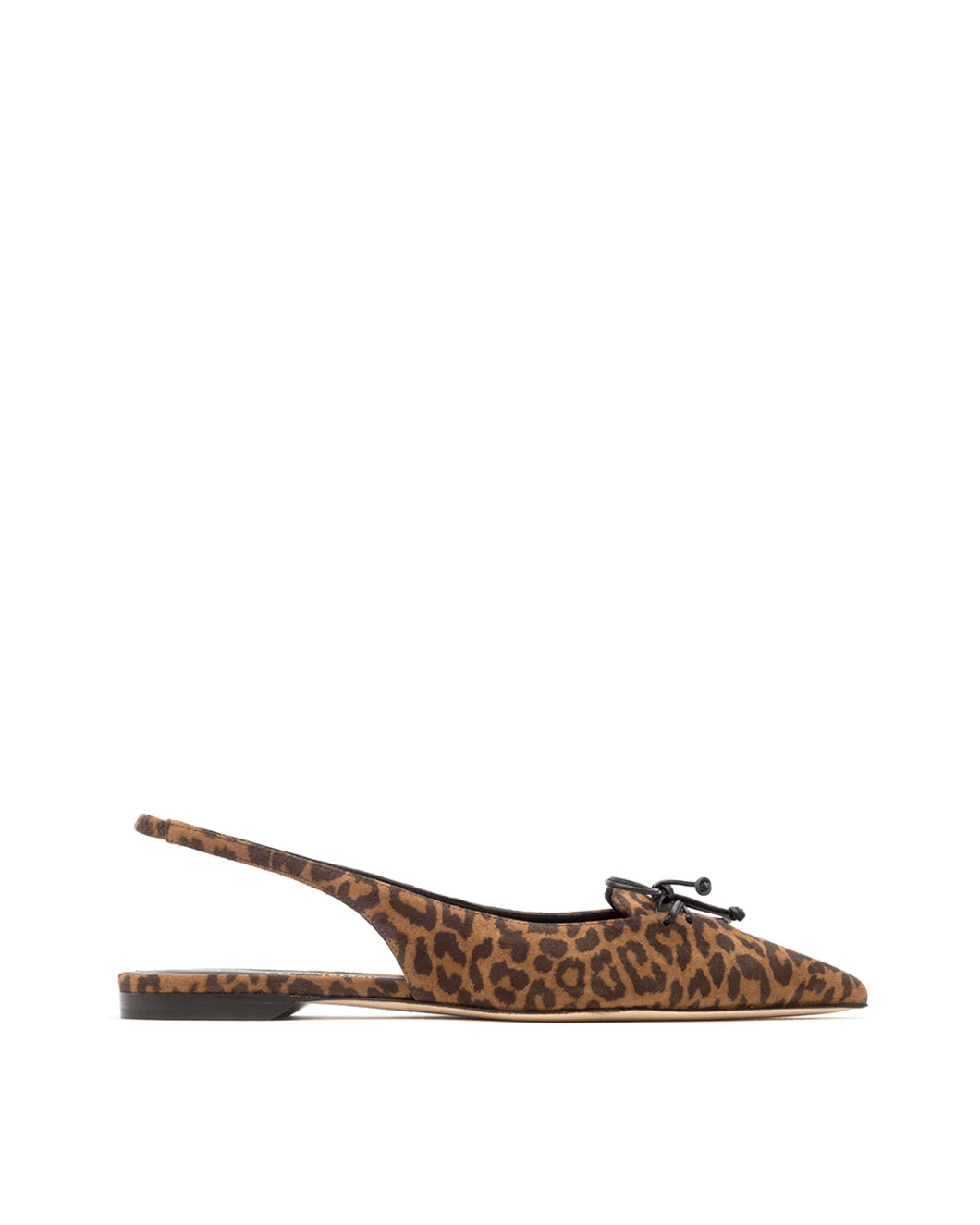 rupert sanderson Quito Leopardino Leopard Flat Lace Detail Sling