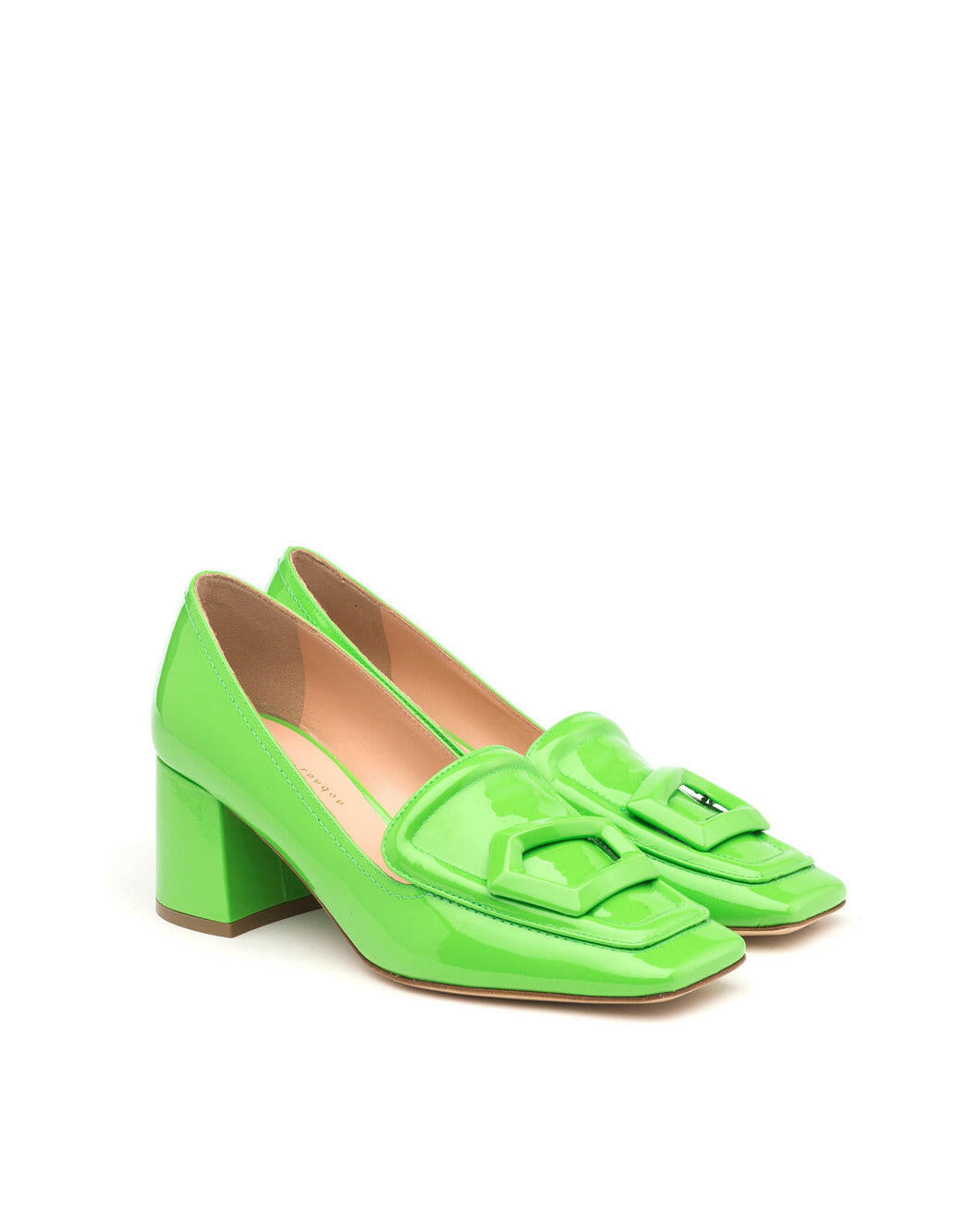 rupert sanderson marloe heel green side pair
