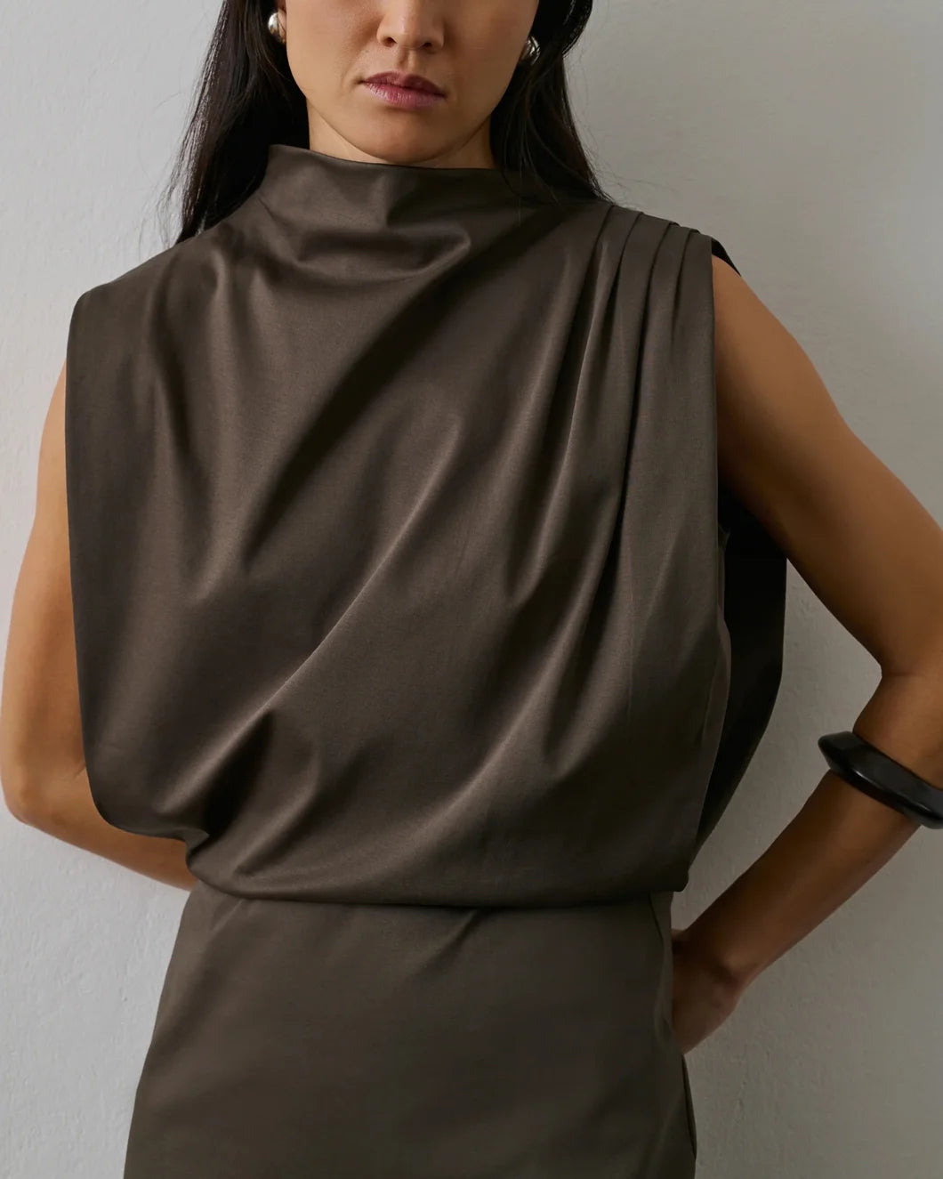 brown summer midi dresses