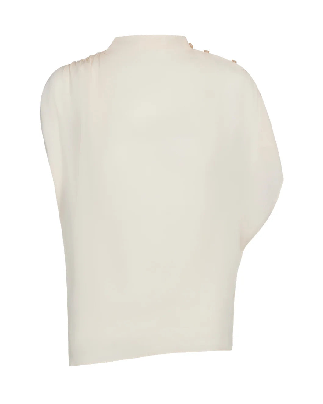 twp Silk Georgette Wish You Would Top in light pink tint