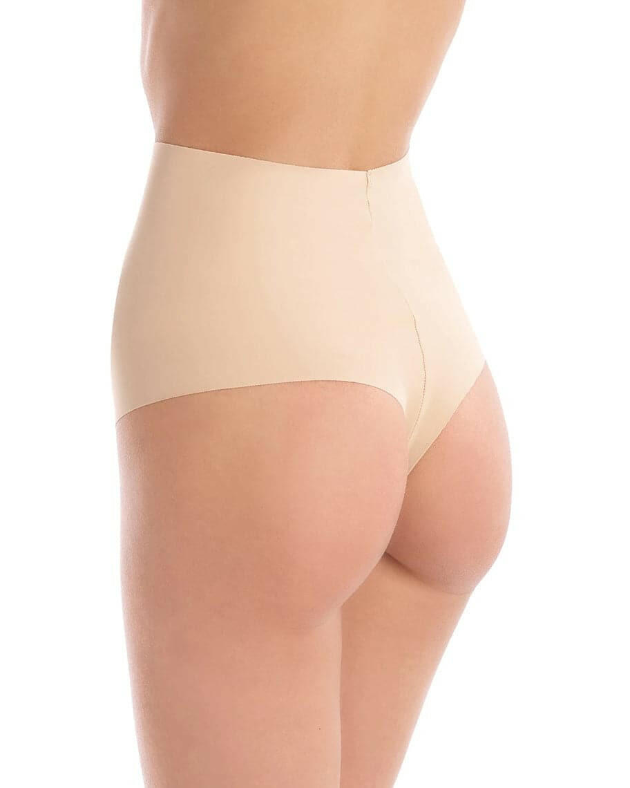commando classic control thong beige on figure back