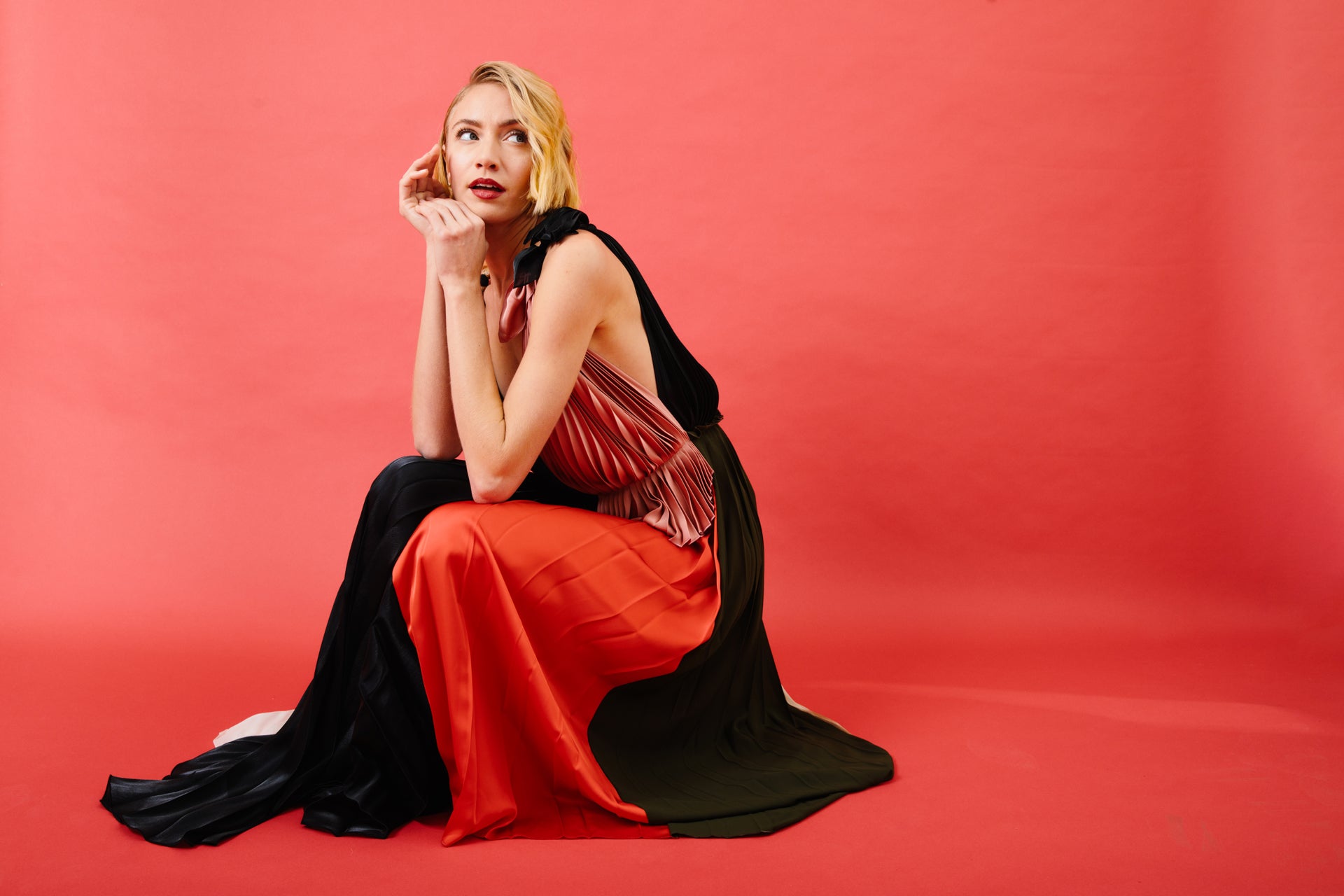 red and burgundy jewel tones clothing trend for fall