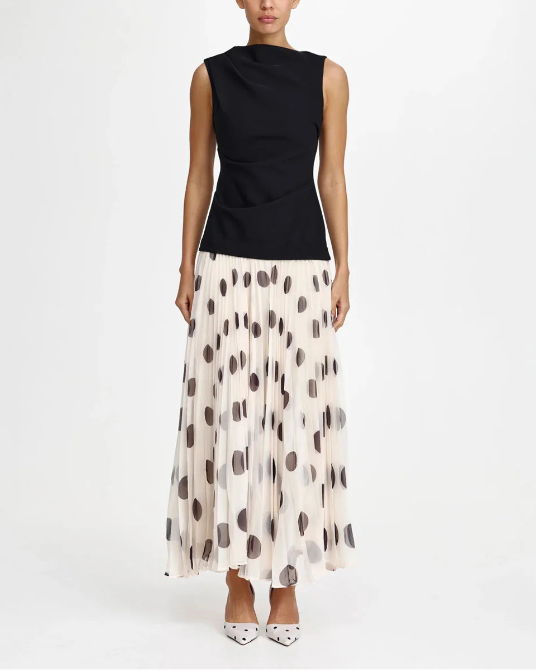 ACLER Poznik Maxi Dress on figure front