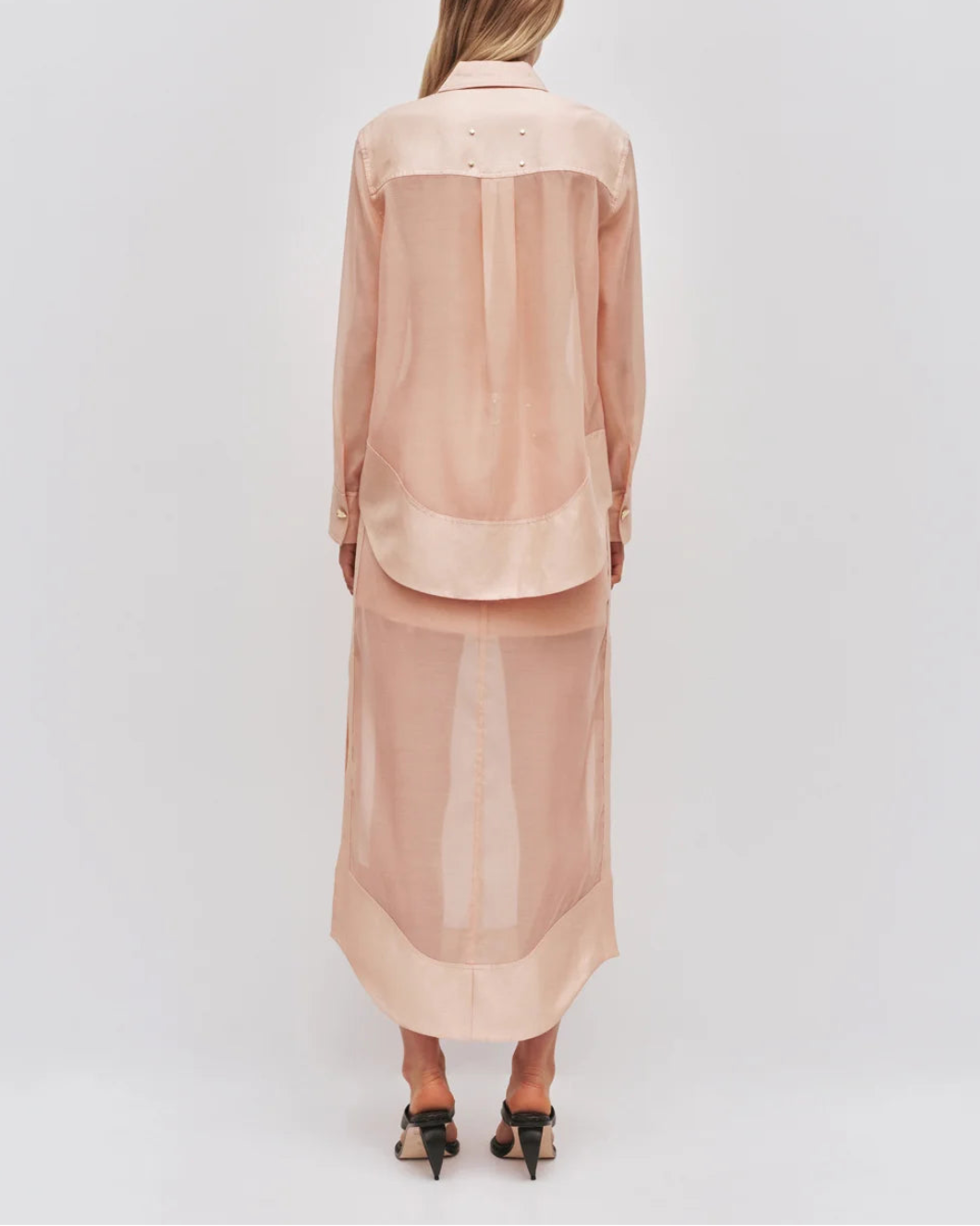 AJE Capture Shirt pink on figure back