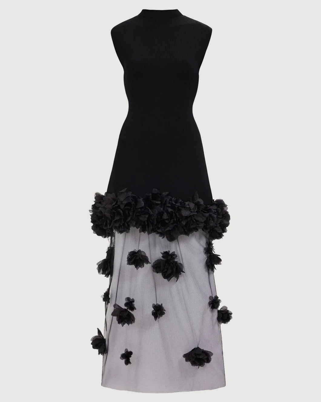 AJE Fleura Knit Midi Dress isolated