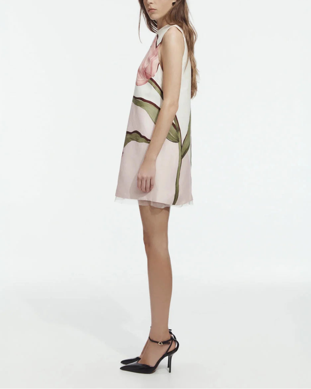 AJE Skies Mini Dress on figure side