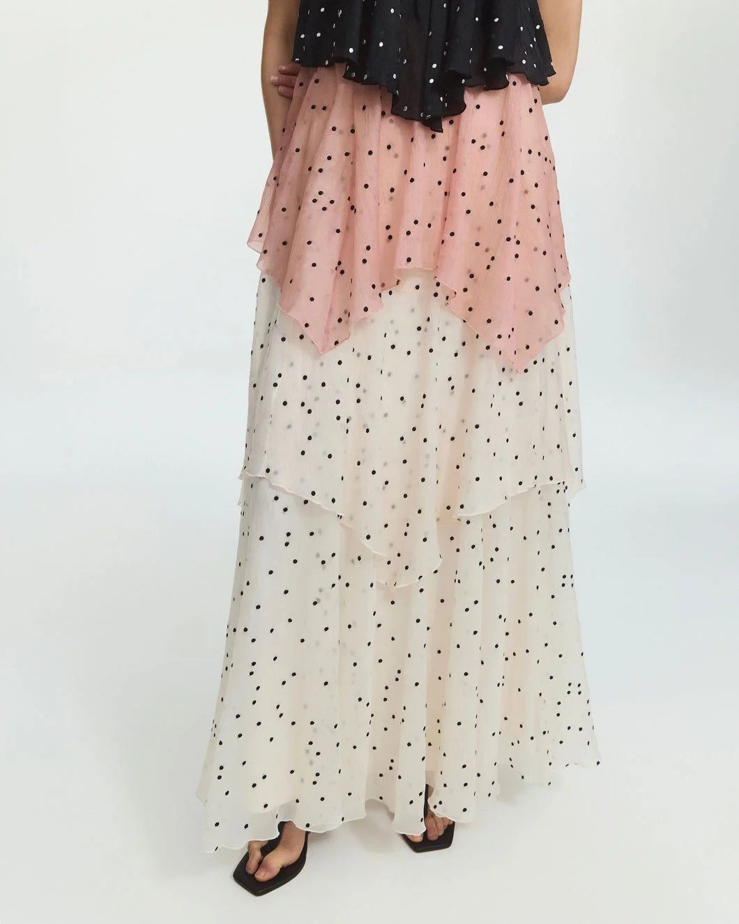 AJE Songstress Gown on figure front 3