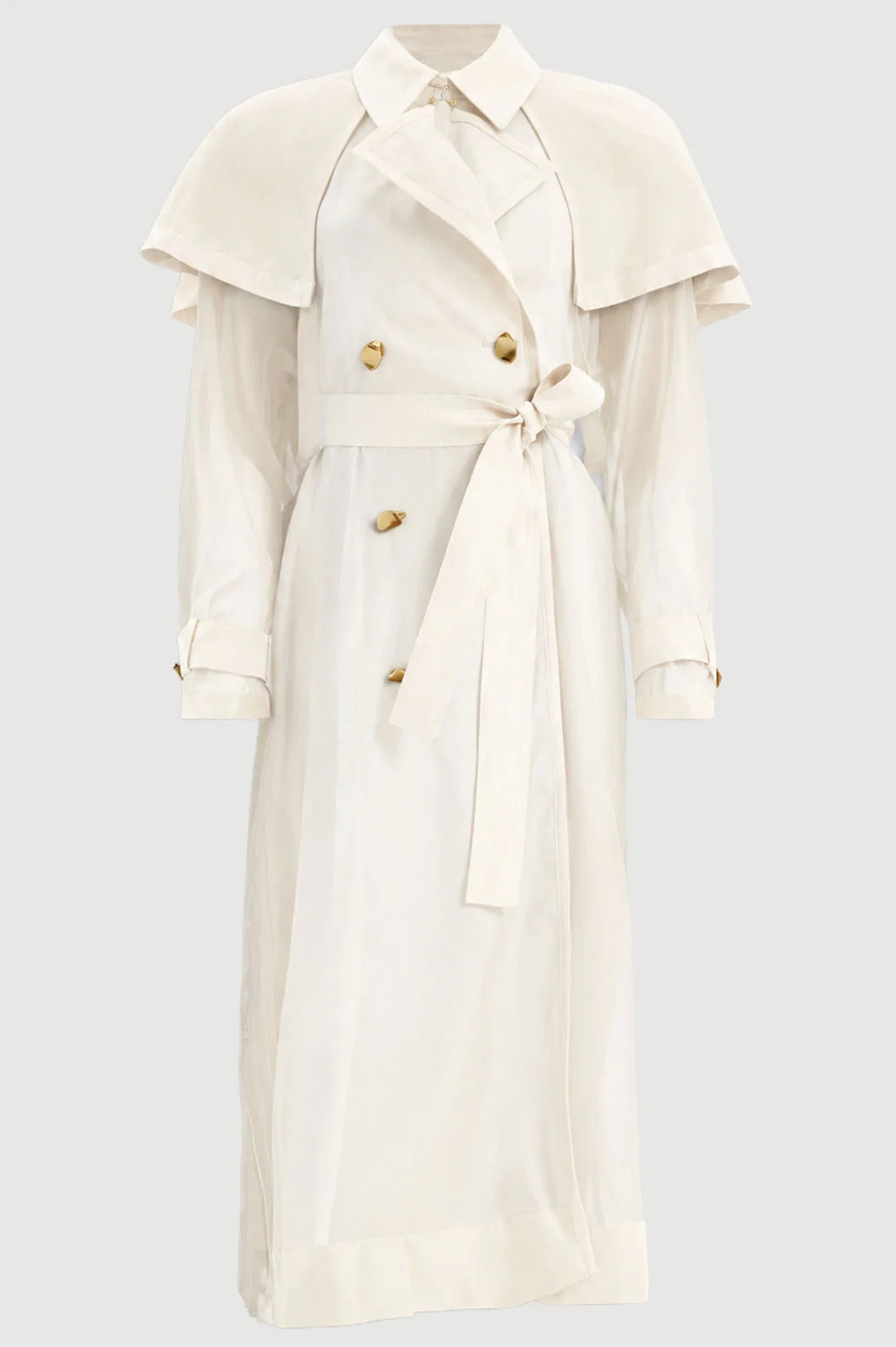 AJE Whisper Trench Coat isolated