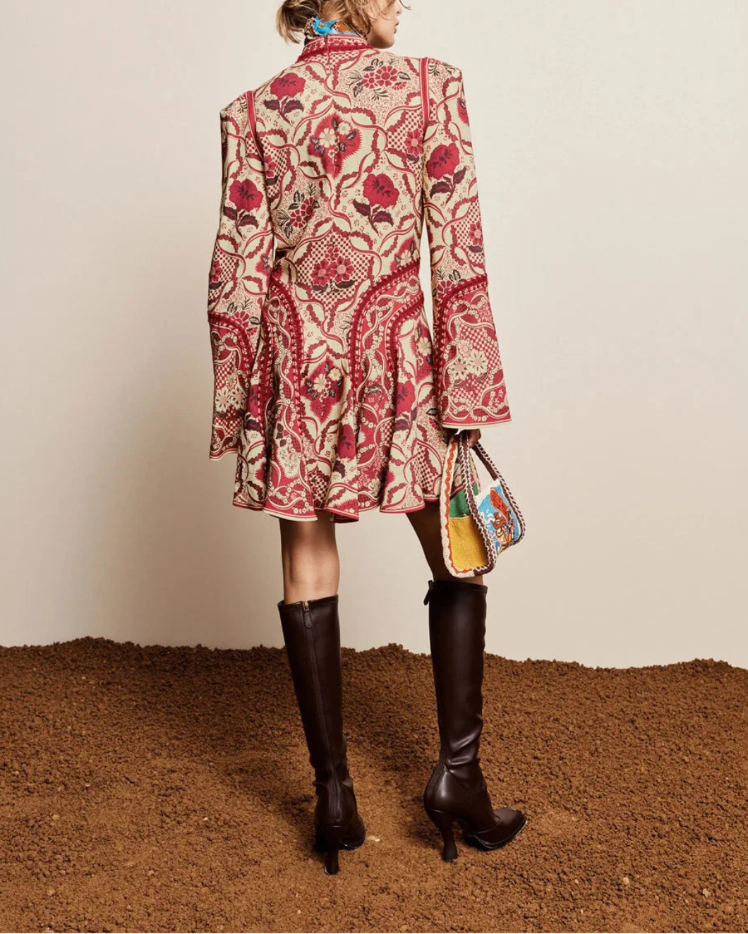 ALEMAIS Kenny Mini Dress on figure back