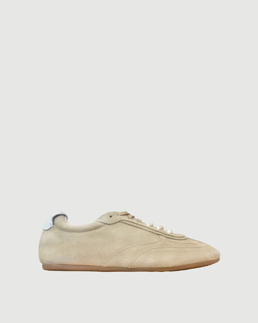 ALOHAS Tb.24 Suede Beige Leather Sneakers isolated