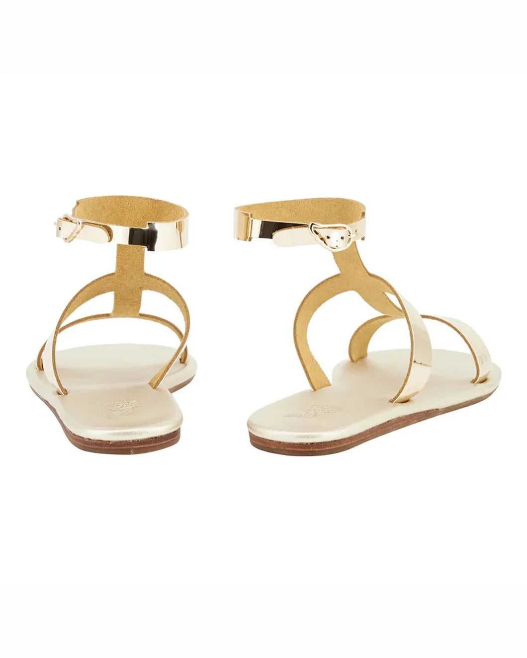 ANCIENT GREEK SANDALS Fedra Sandals gold back