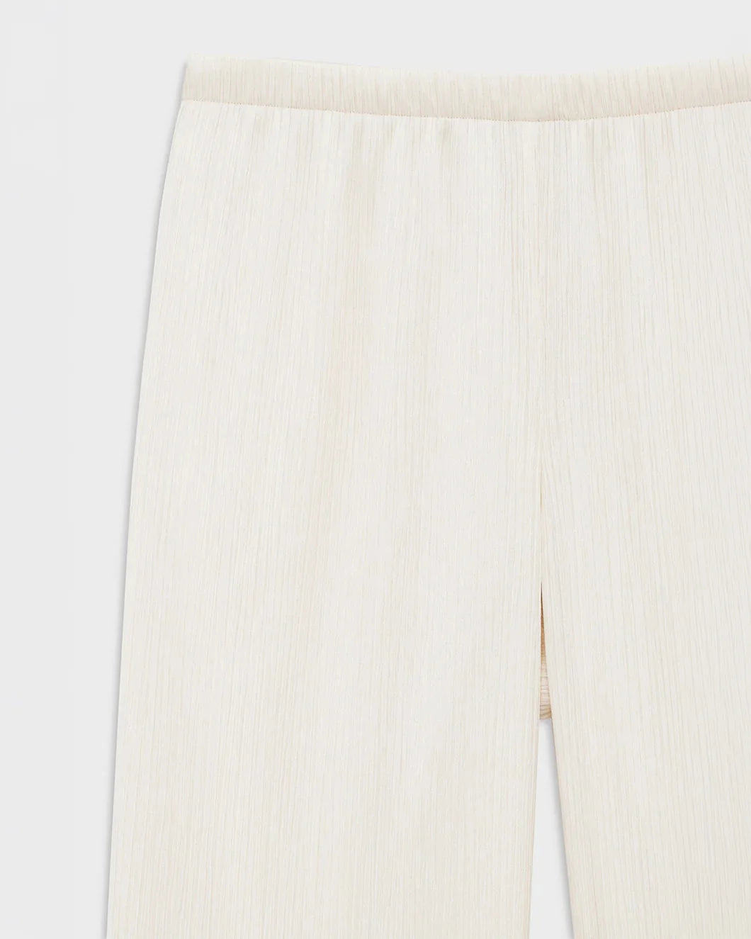 ANINE BING Aden Pants cream front detail