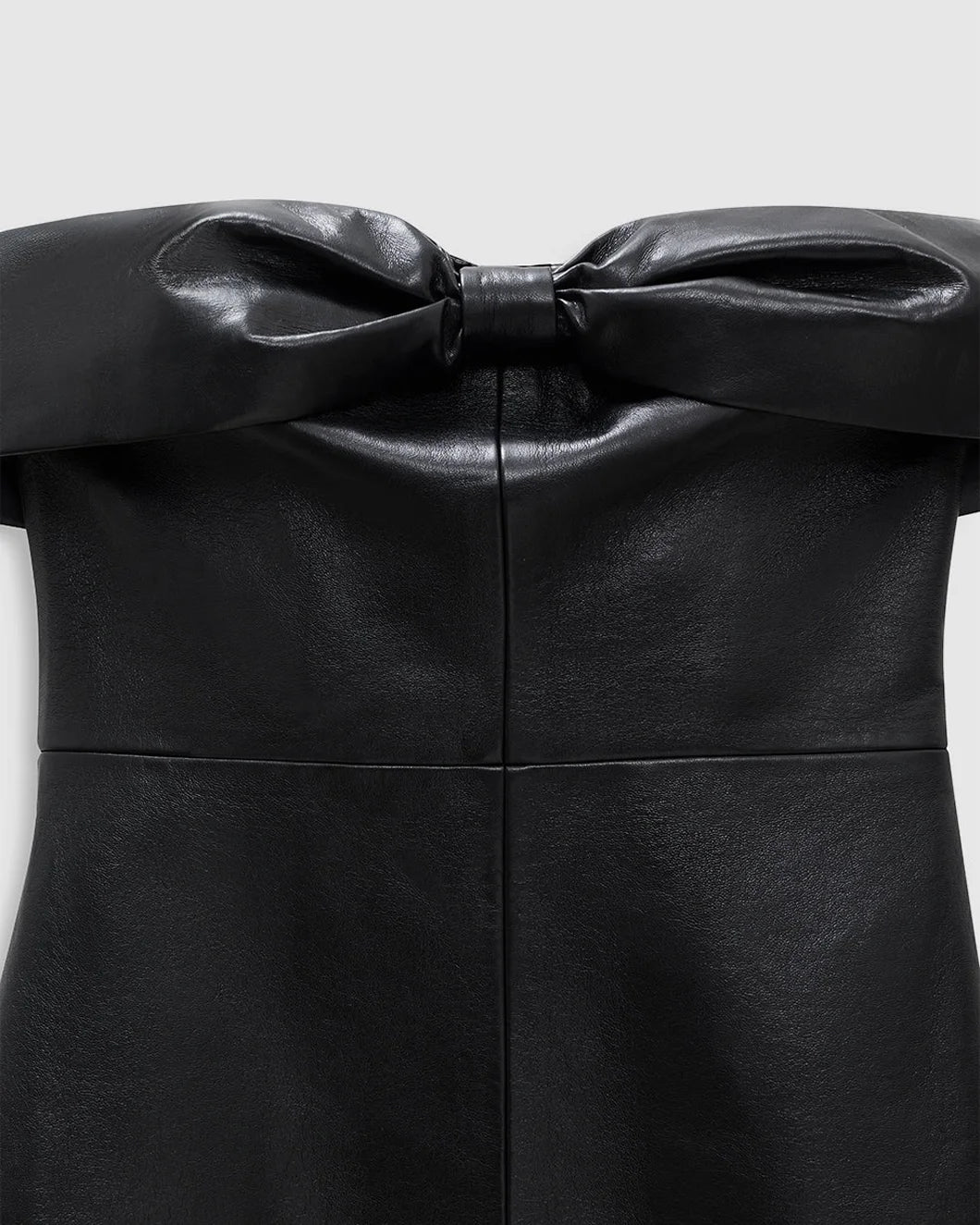 ANINE BING colleen mini dress black front detail