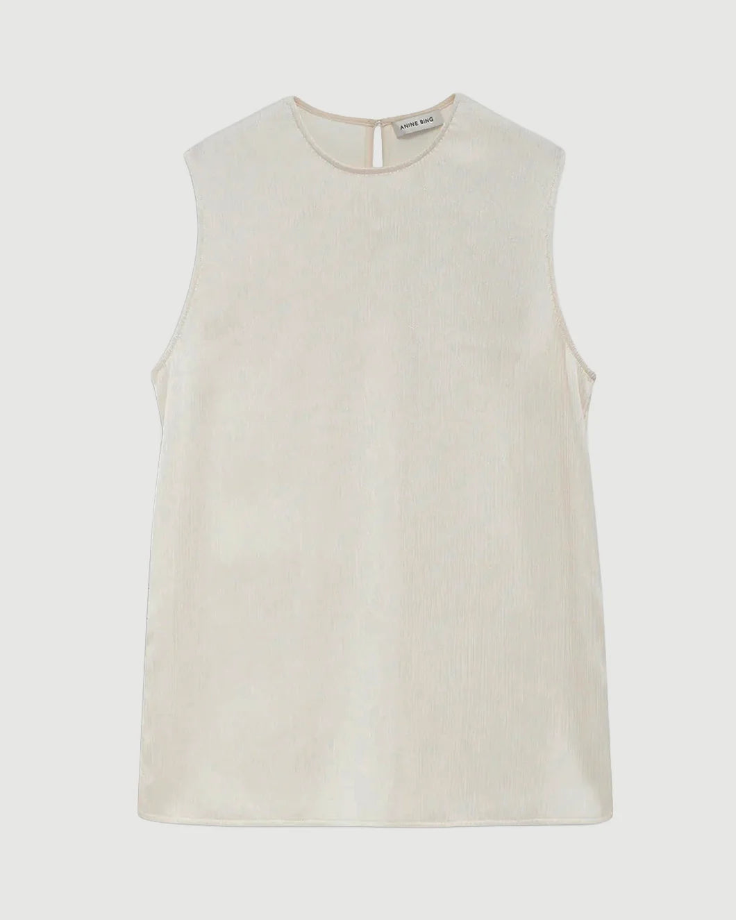 ANINE BING malia top cream isolated