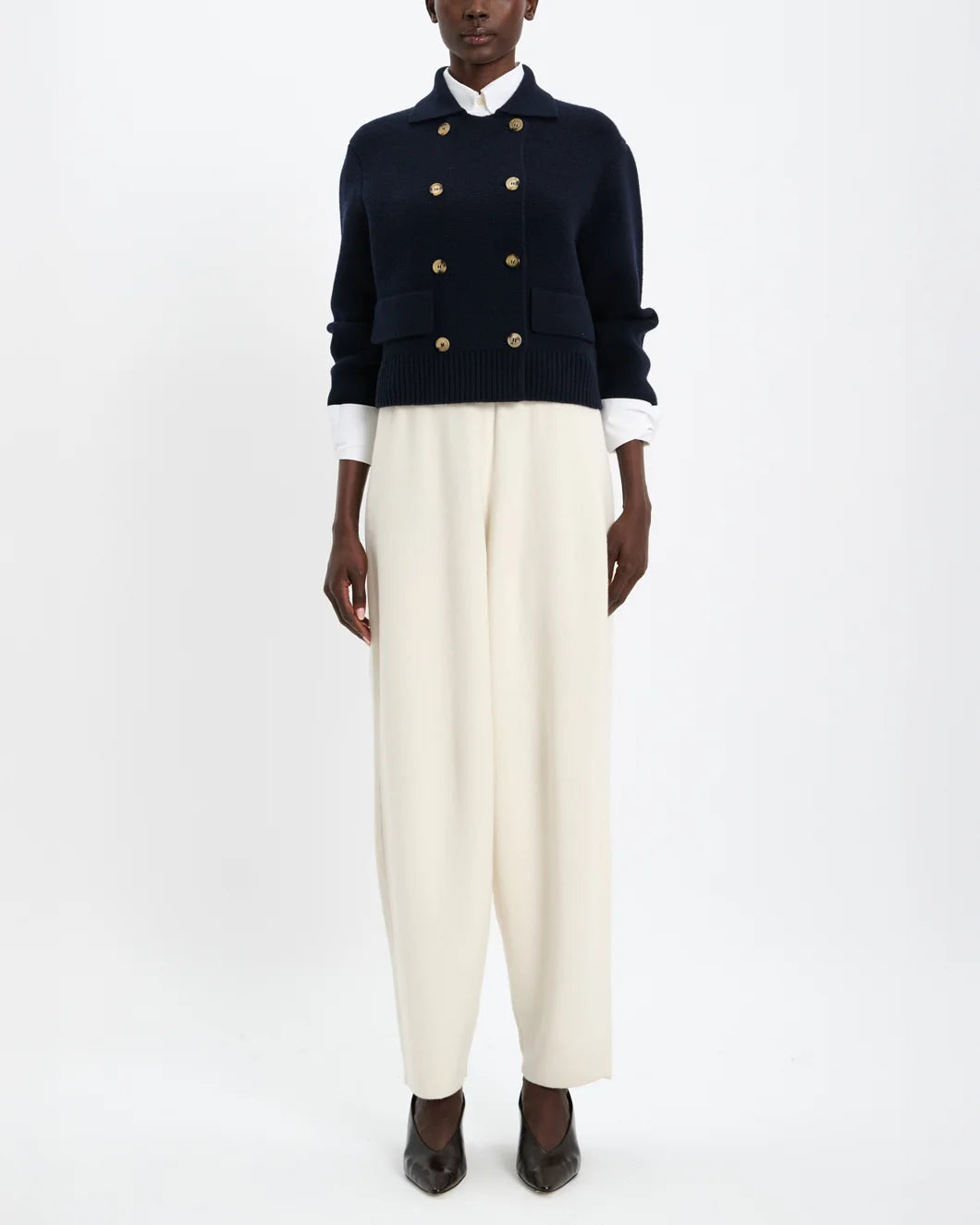 ARCH4 Mire Jacket Navy On Fig Front