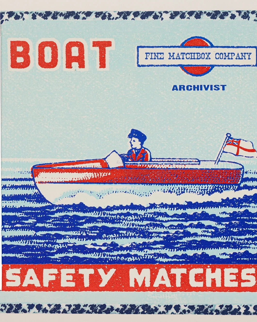 ARCHIVIST boat safety matches detail