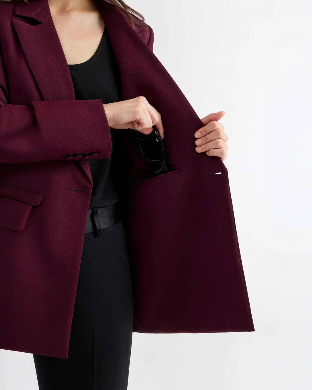 ARGENT Cooper Blazer on figure front inner detail