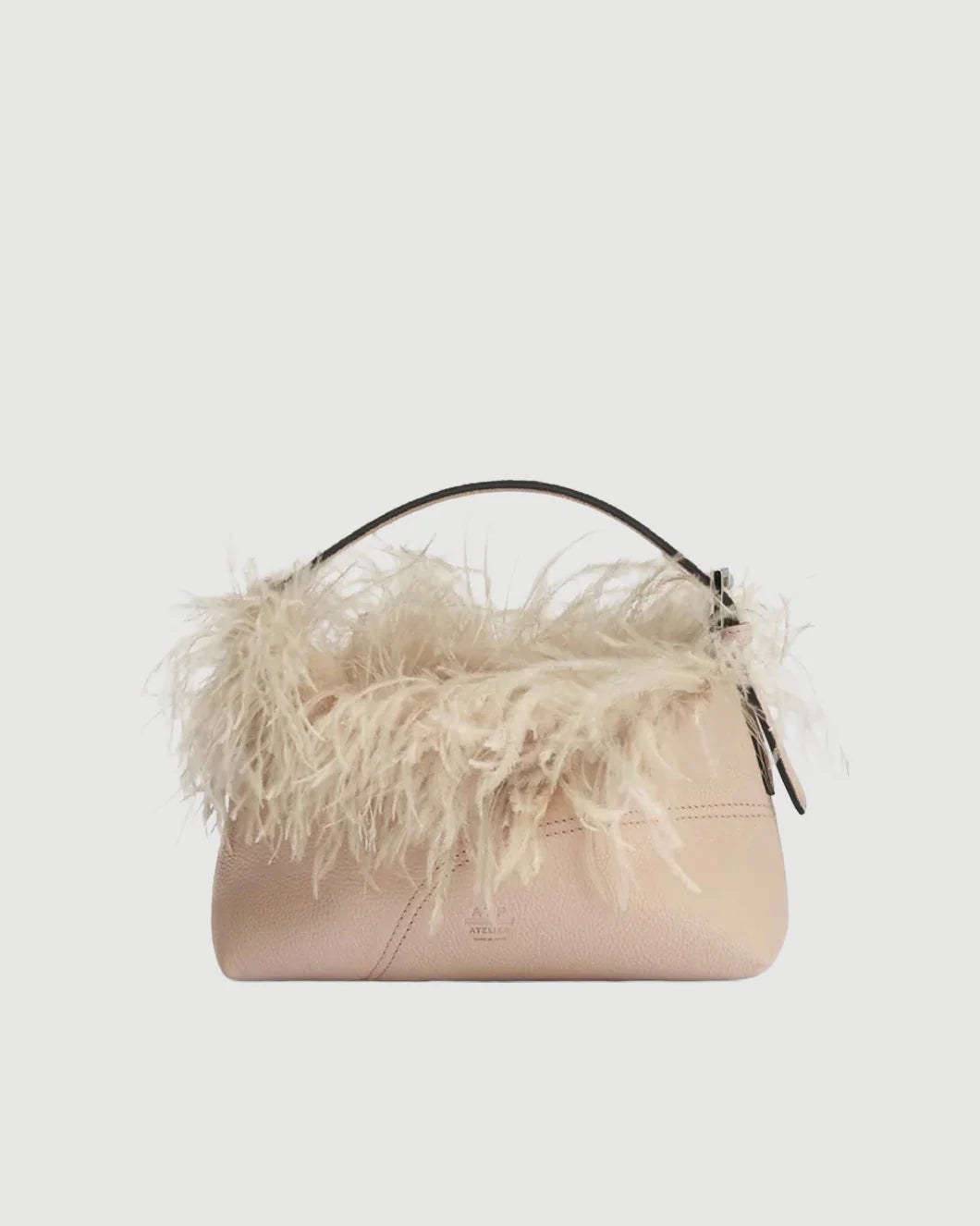 ATP ATELIER Vadena Cipria Grained Calf/Feathers isolated