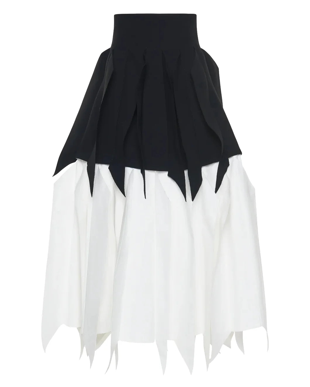AWAKE MODE a line skirt black white front isolated