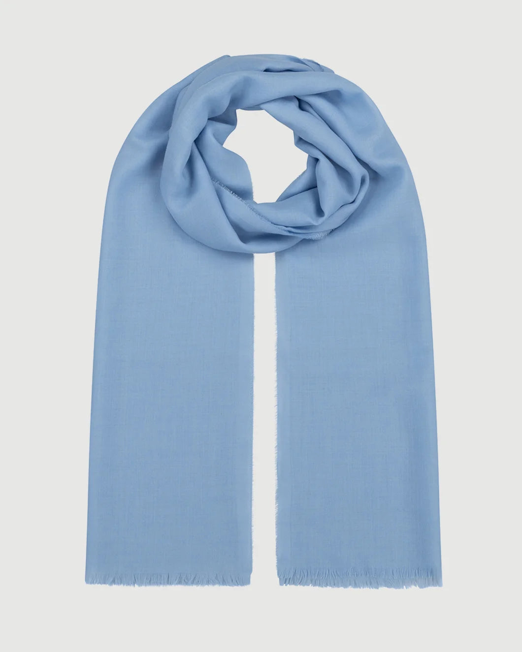 BEGG X CO Wispy Solid Cashmere Scarf ciel isolated 