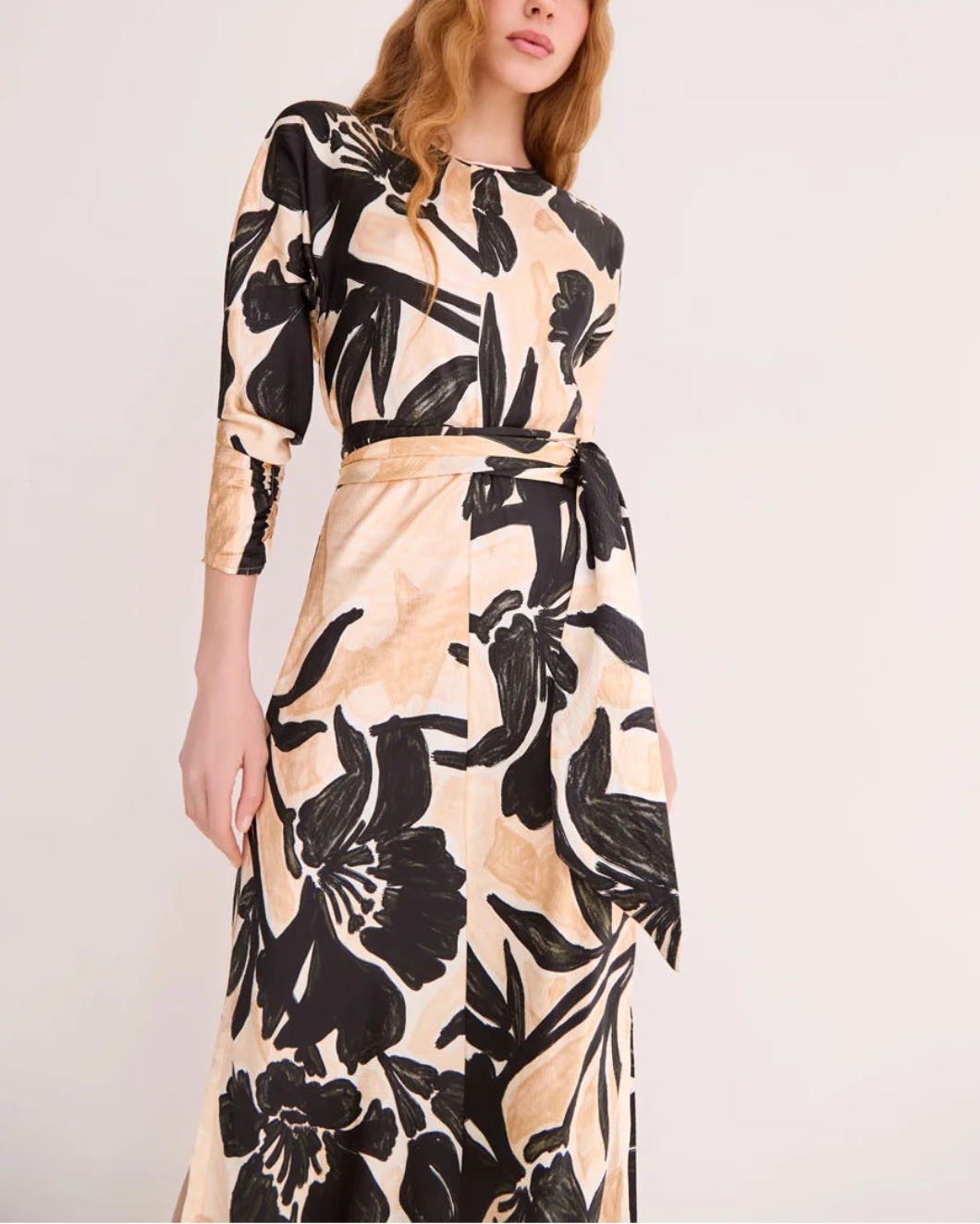CARA CARA Nash midi dress on figure front