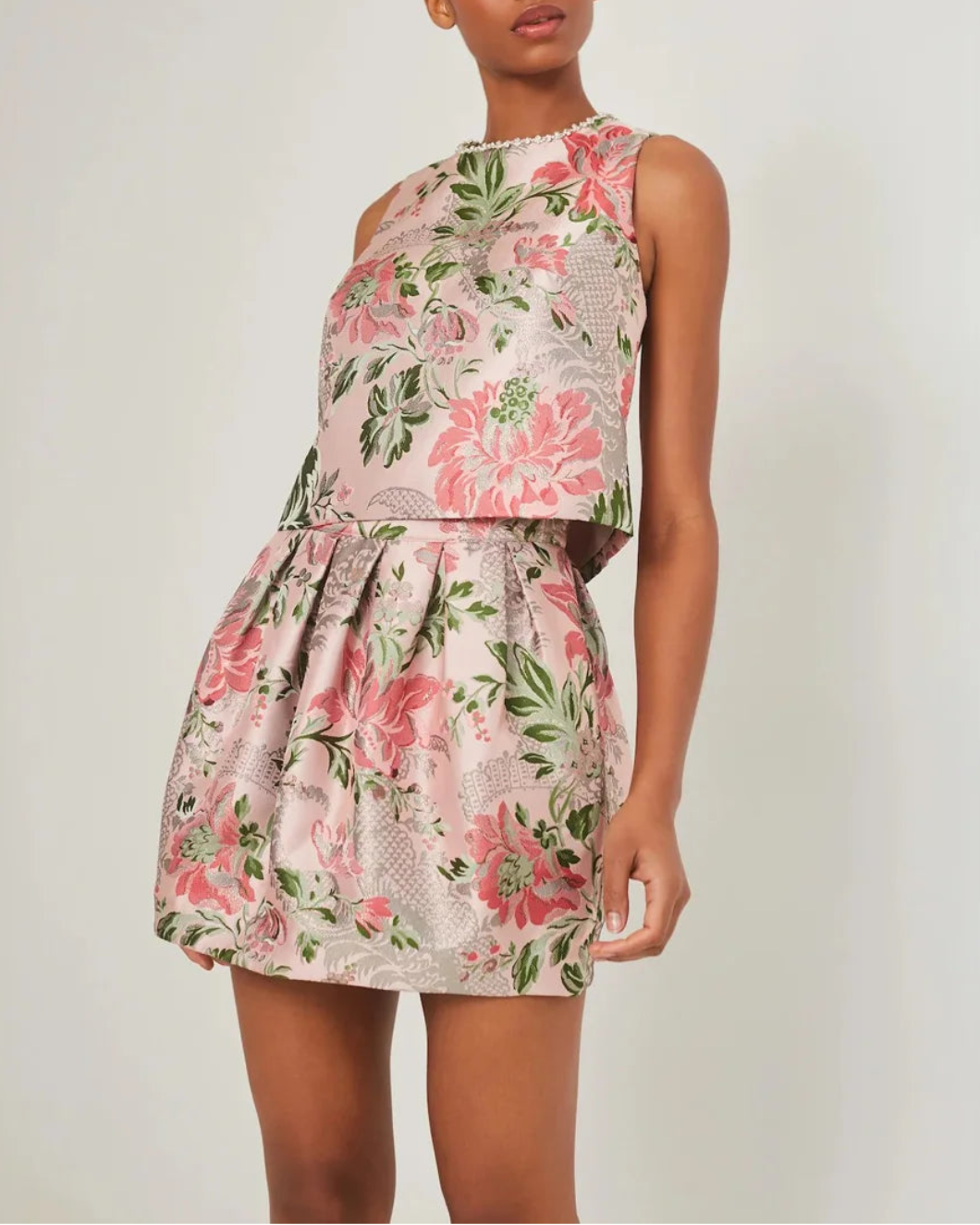 CARA CARA mackenzie top pink on figure front