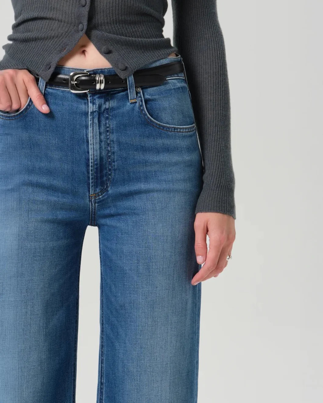 CITIZEN Lyra Long Jean on figure front detail
