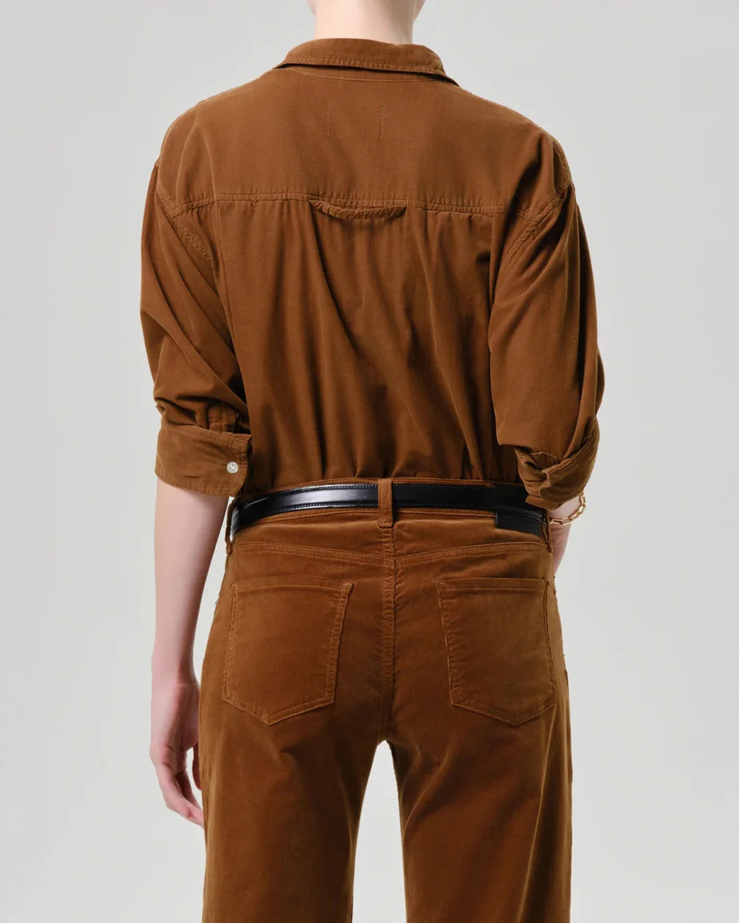 CITIZENS Kayla shirt manuka on figure back 