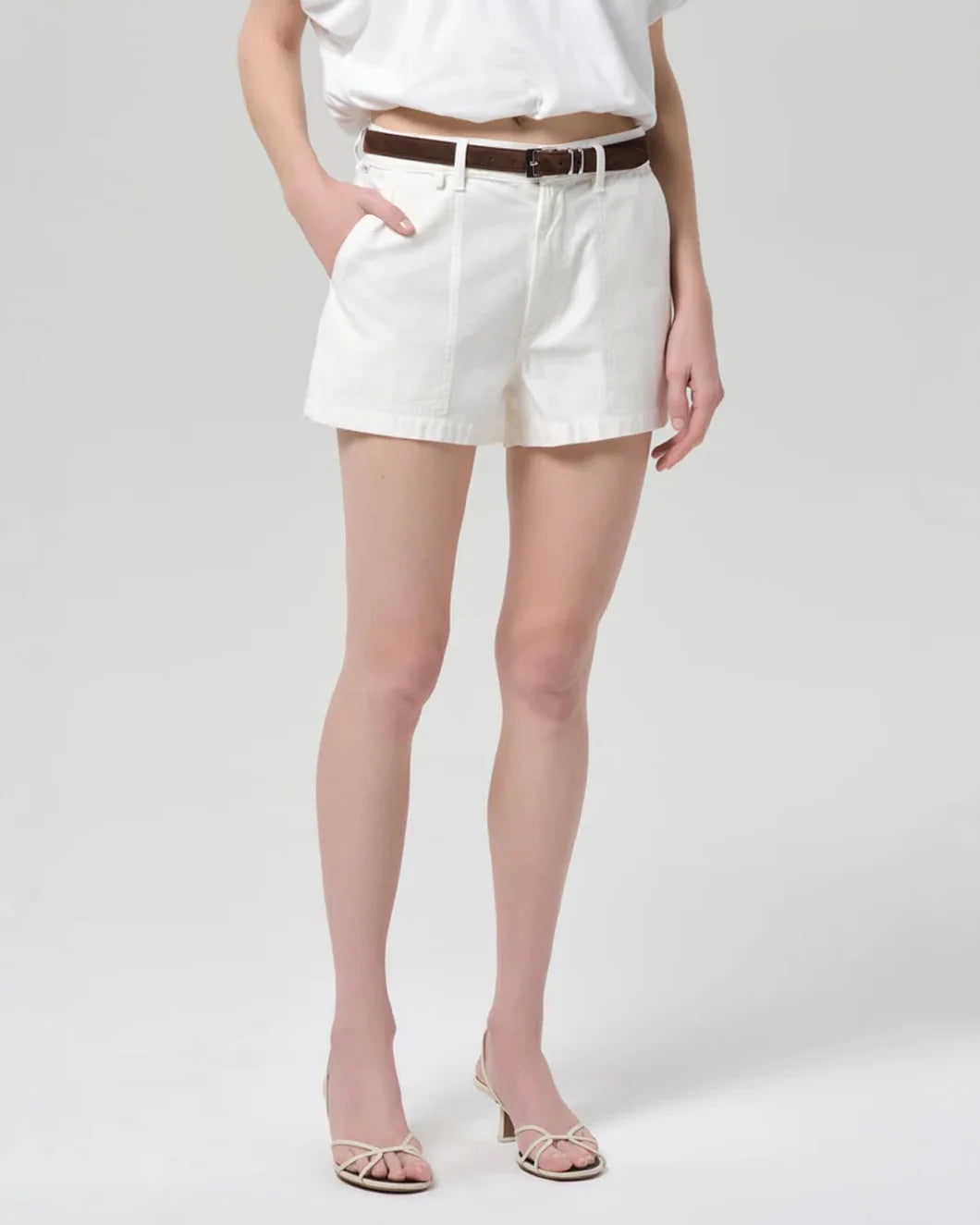 CITIZENS Marcella Short  in pashmina on figure front 1