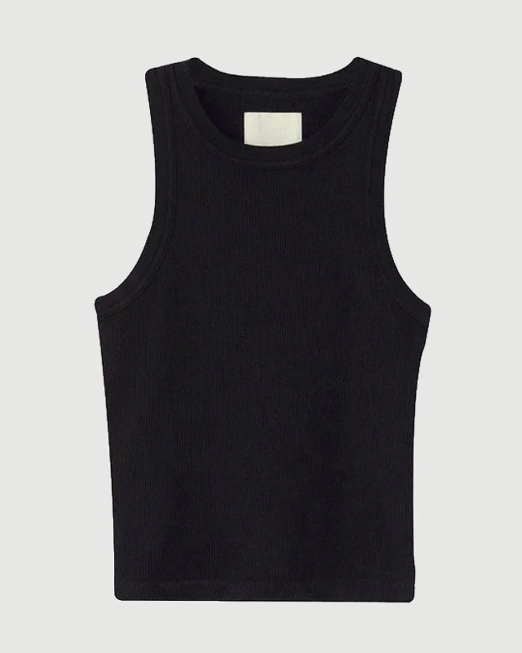 citizens of humanity Isabel Rib Tank black  isolated