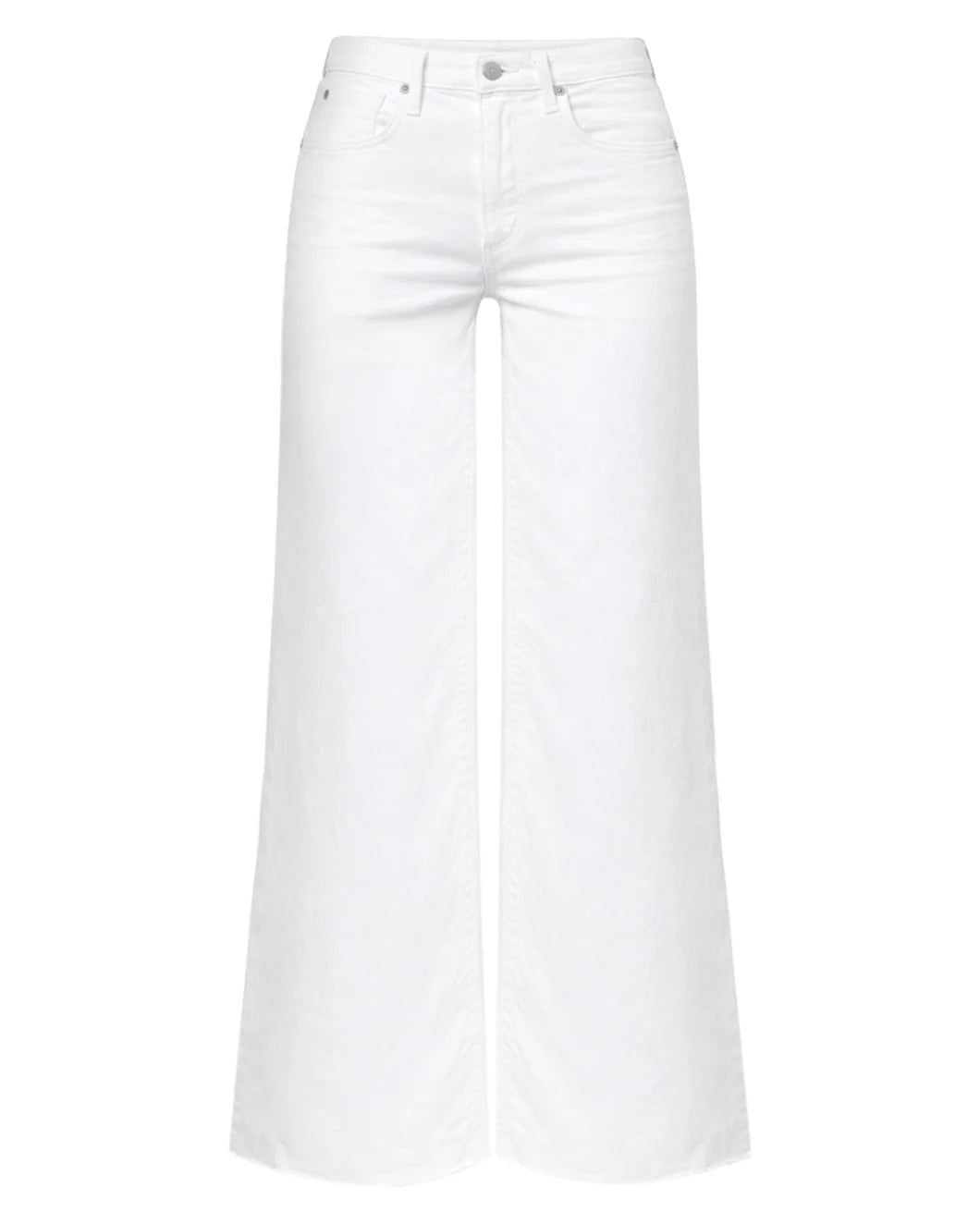 CITIZENS OF HUMANITY lyra wide leg crop soft white front isolated