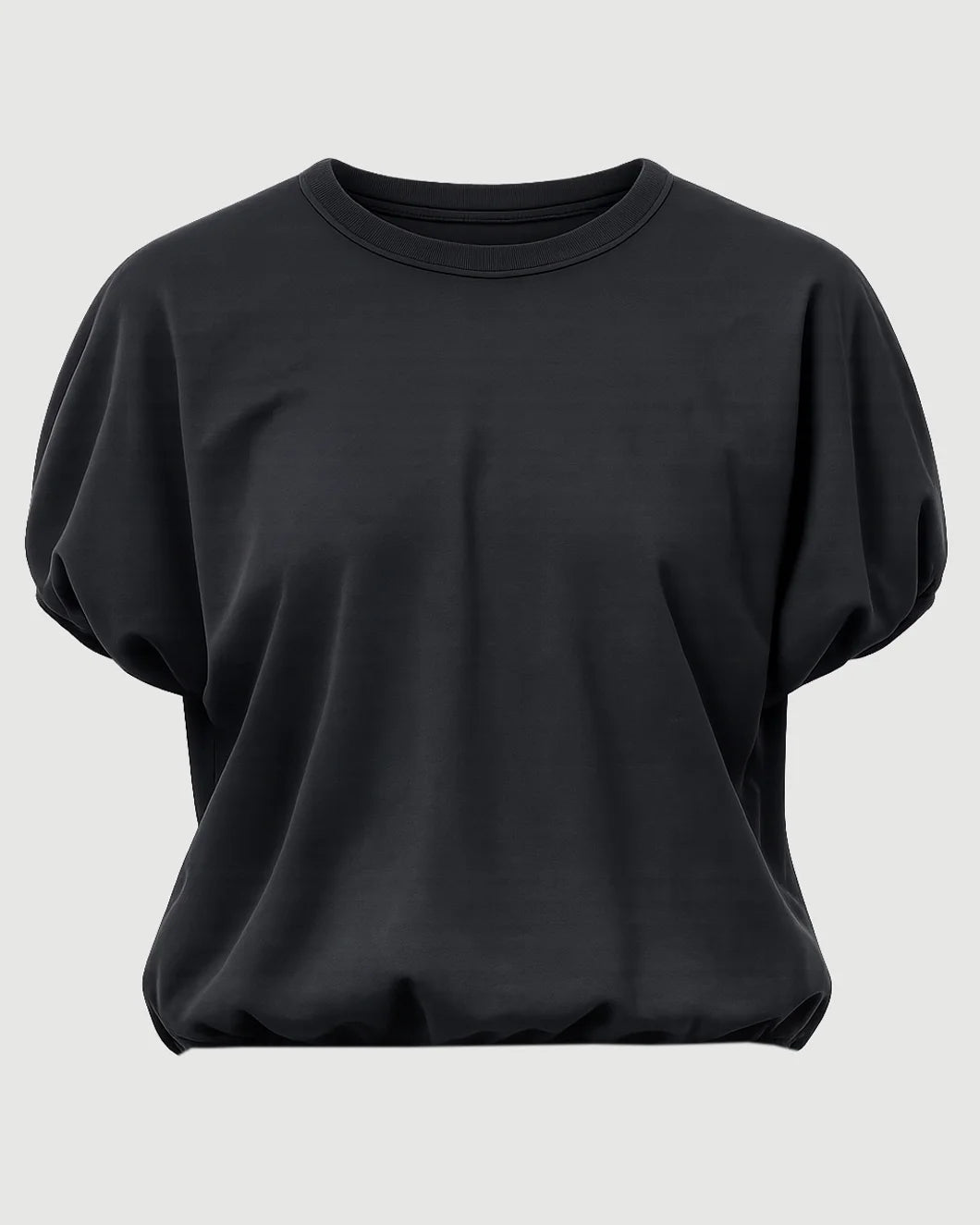CITIZENS Gia Bubble Tee WBLK isolated