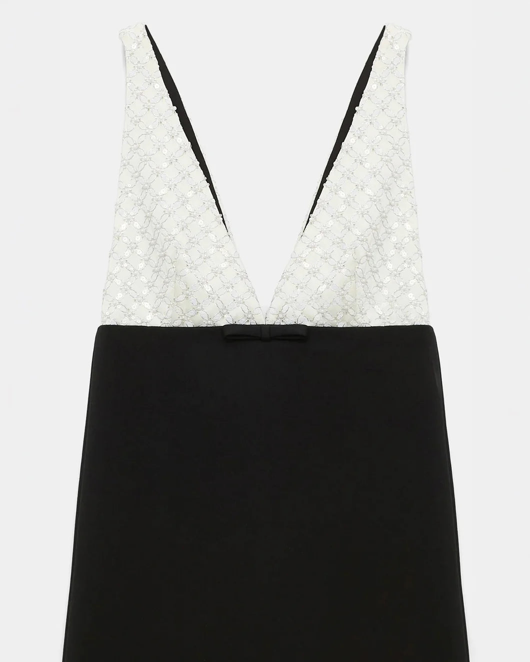 DOROTHEE SCHUMACHER emotional essence dress black white front detail