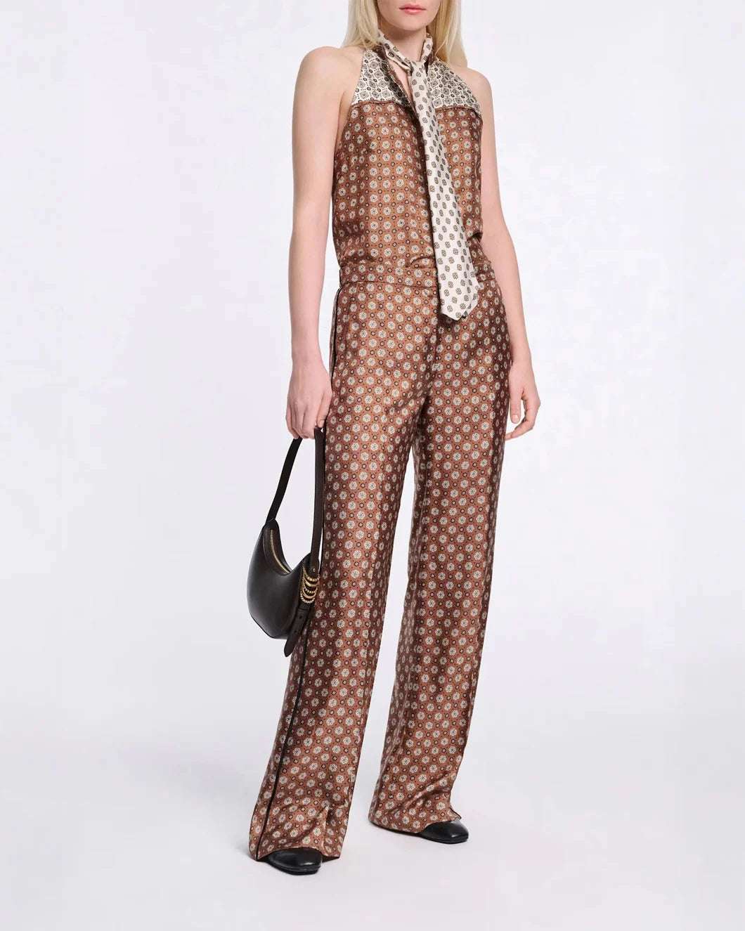 DOROTHEE SCHUMACHER graphic dreams top brown on figure side