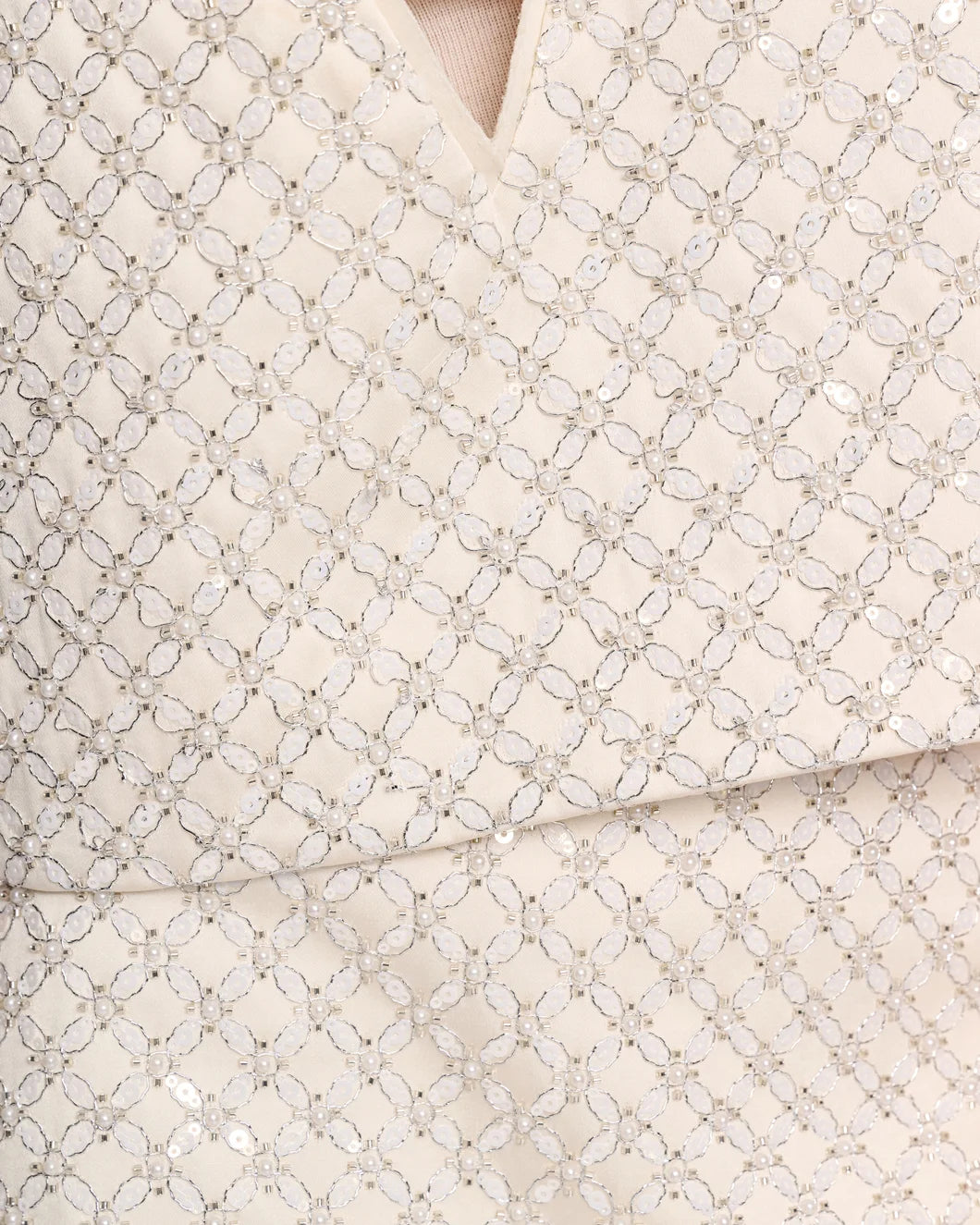 DOROTHEE SCHUMACHER sparkling statement top white detail