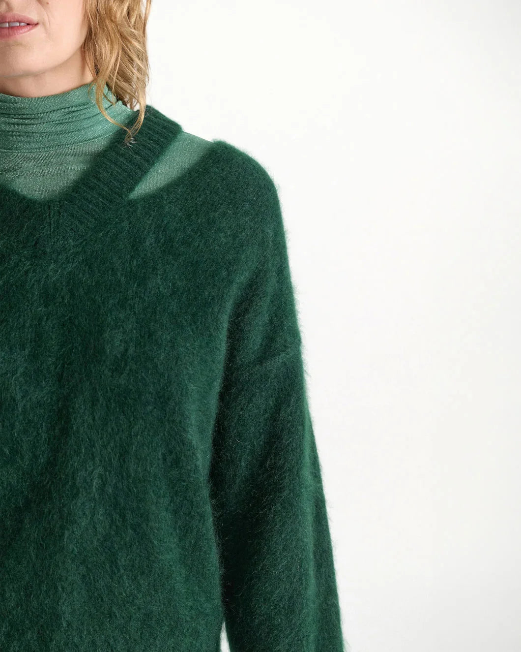 DOROTHEE SCHUMACHER Fluffy Statements Pullover on figure front detail