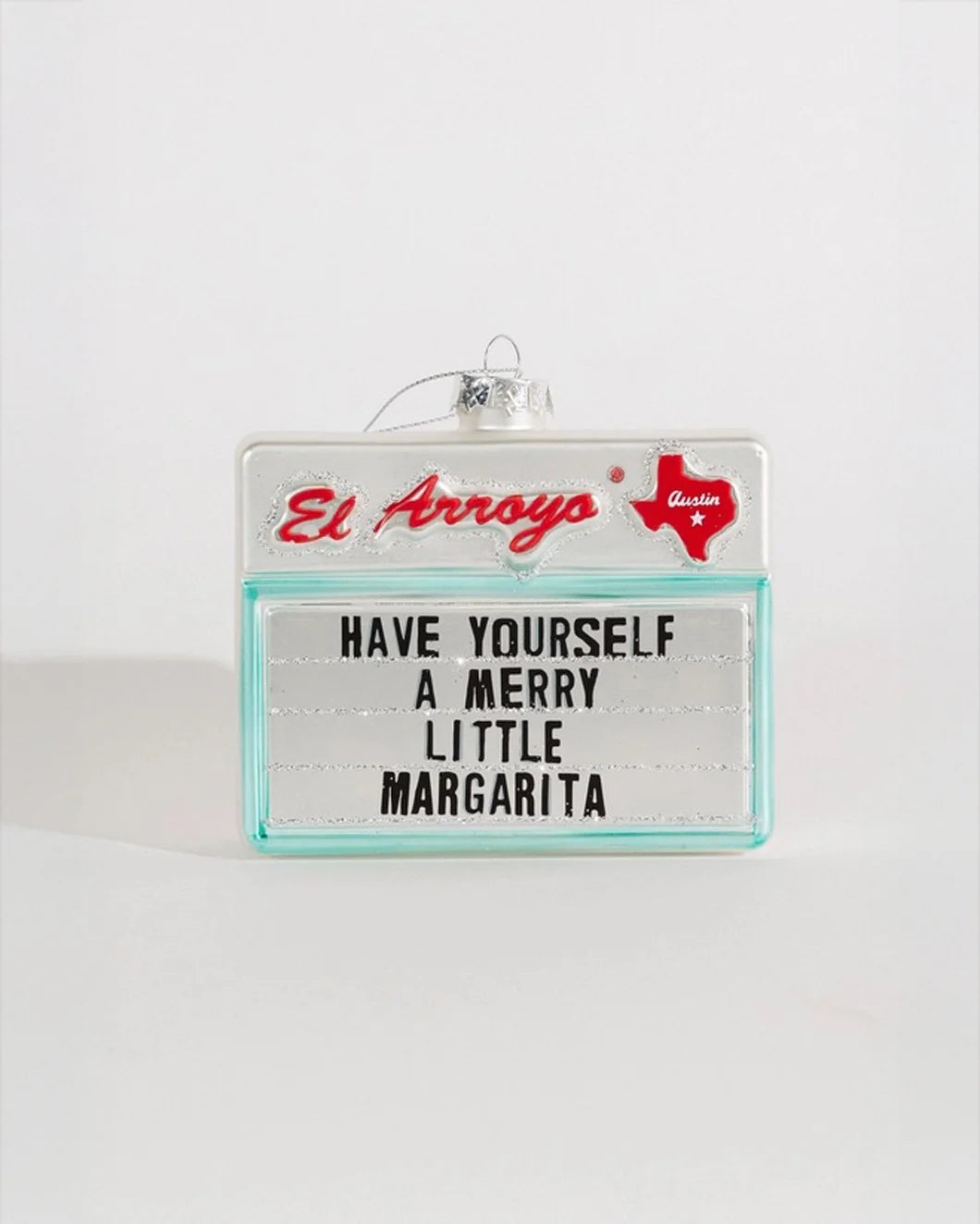 EL ARROYO Merry Margarita ornament front