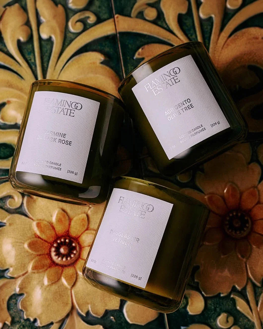 FLAMINGO ESTATE Three Brothers Candle Set front