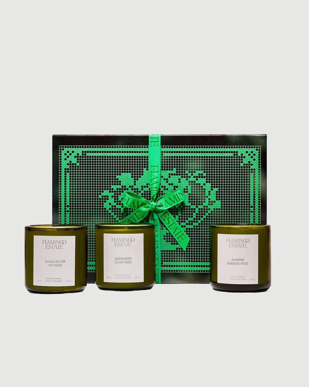 FLAMINGO ESTATE Three Brothers Candle Set isolated