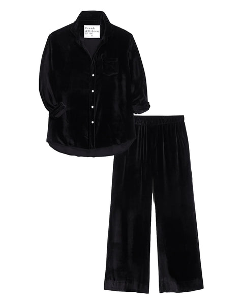simone 様2点セットFrank&Eileen トレーナーブラック S他 Frank & Eileen Tuscany Getaway Set in Black Velvet