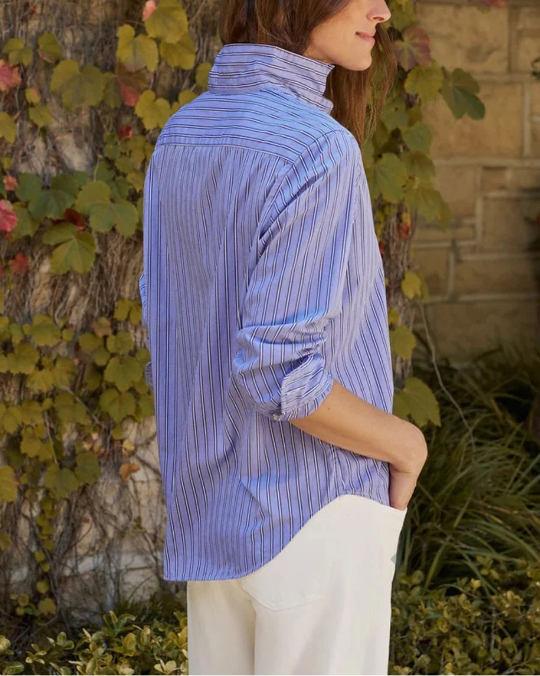 FRANK AND EILEEN Eileen Button Up Shirt MSBU on figure back