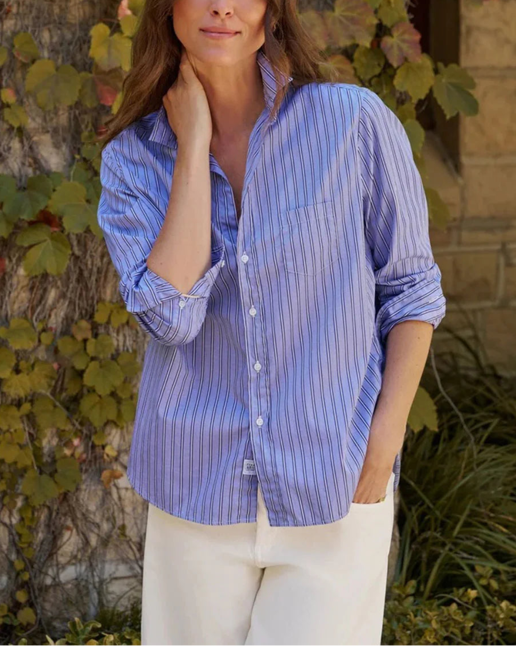 FRANK AND EILEEN Eileen Button Up Shirt MSBU on figure front