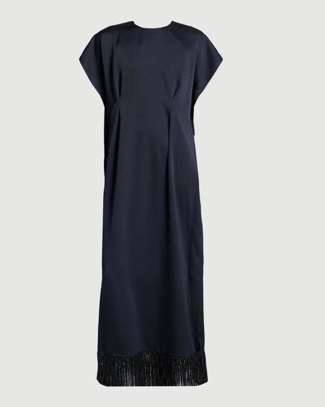 FRENKEN Reposition scarf dress navy isolated