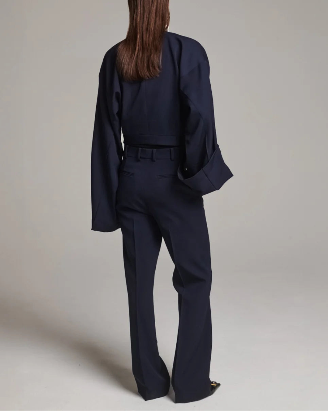 FRENKEN pantalon top navy on figure back