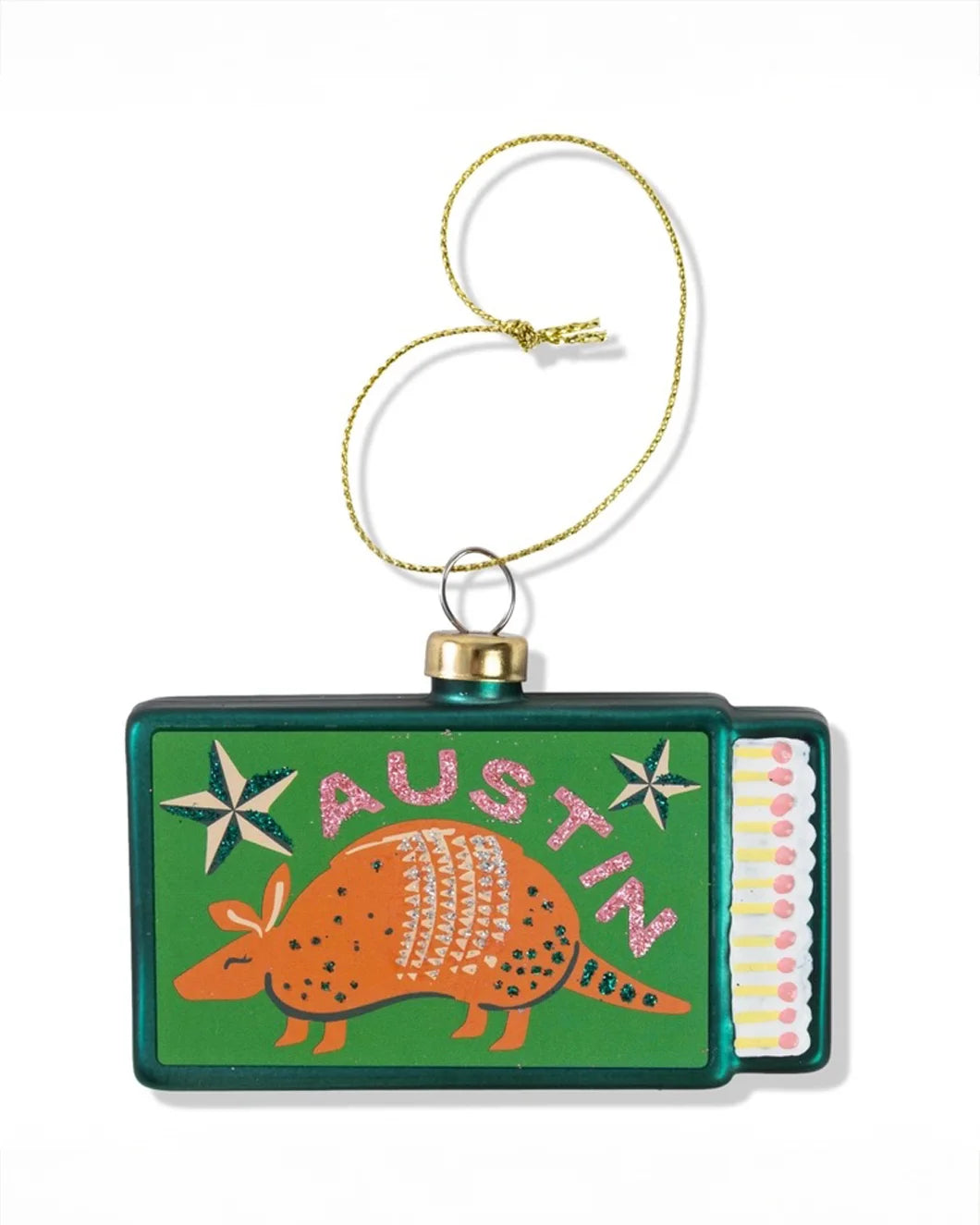 FURBISH matchbook ornament austin front isolated