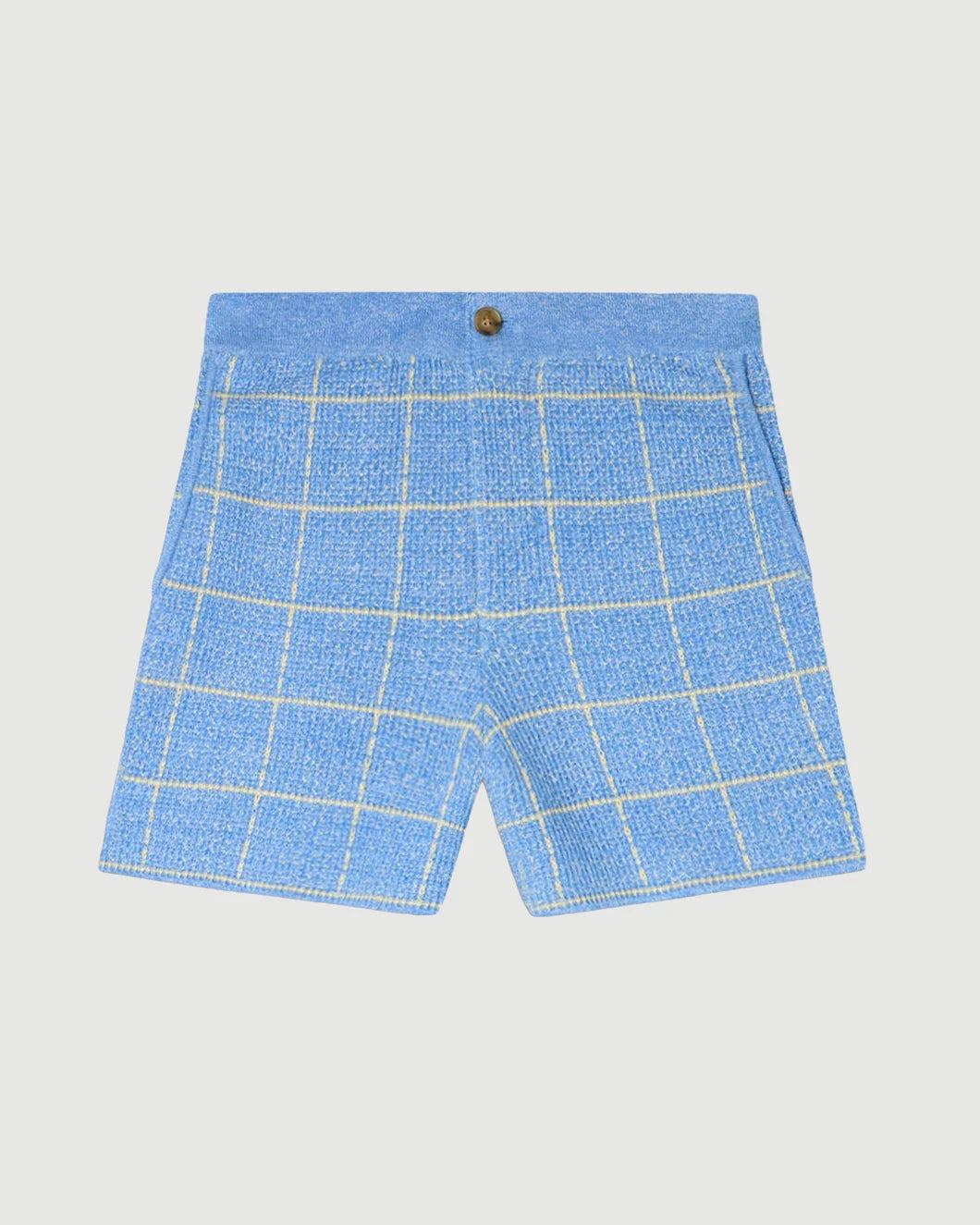 GUEST IN RESIDENCE Dylan Plaid short DLFBTR isolated
