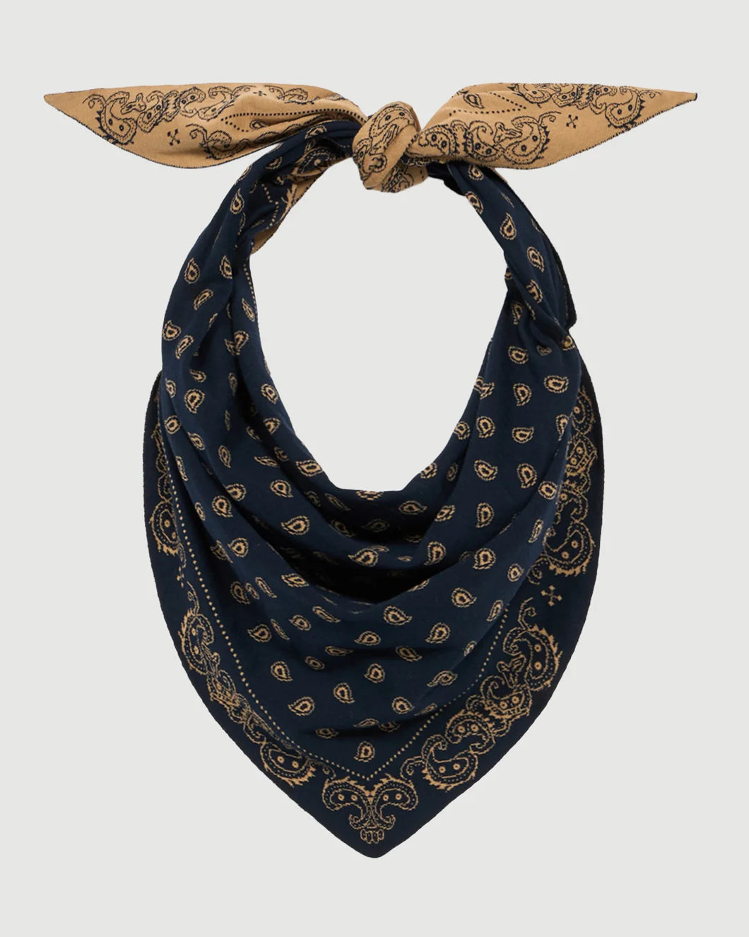 GUEST IN RESIDENCE wild rag navy camel front isolated