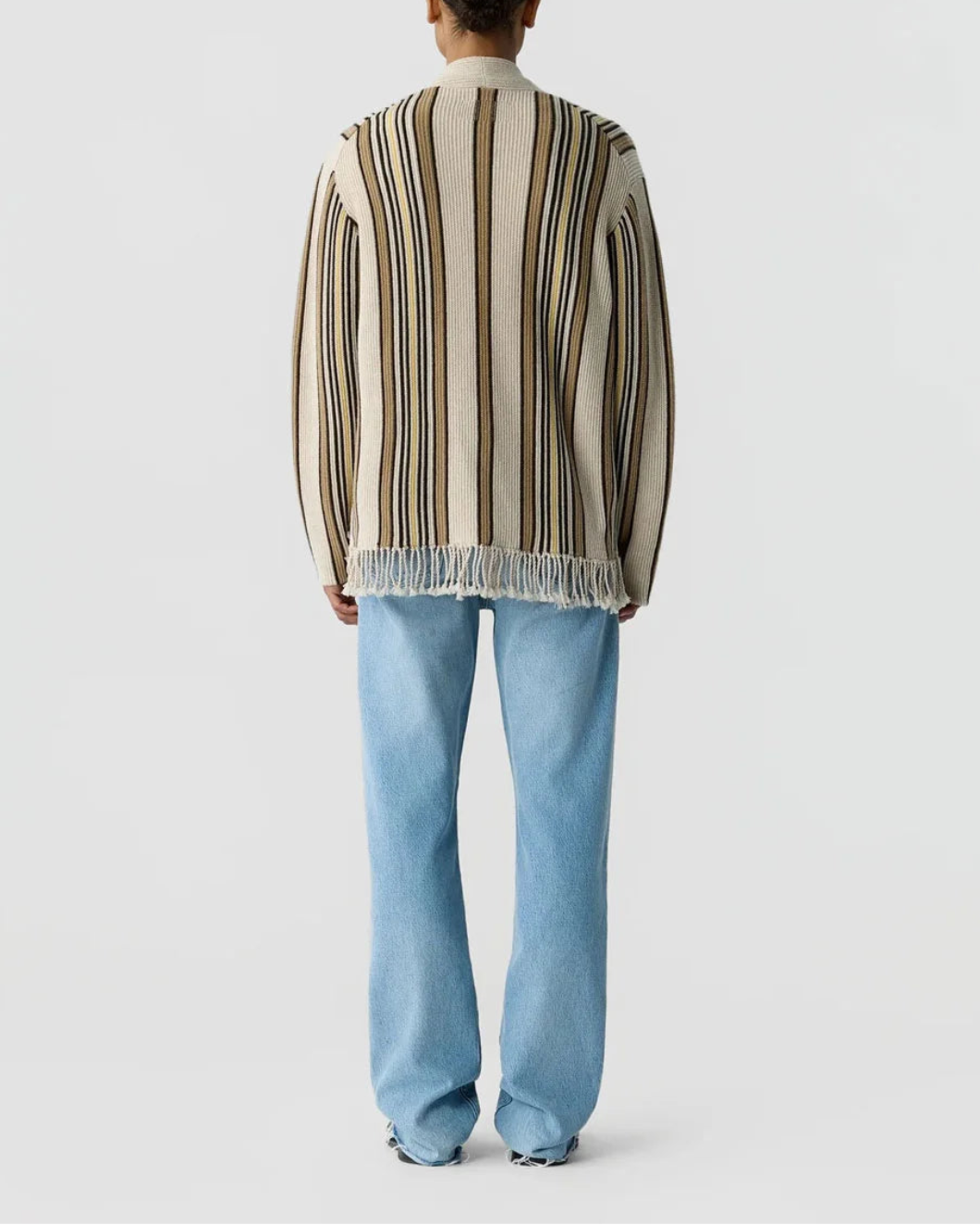 GUEST IN RESIDENCE Handloom Cardigan on figure back