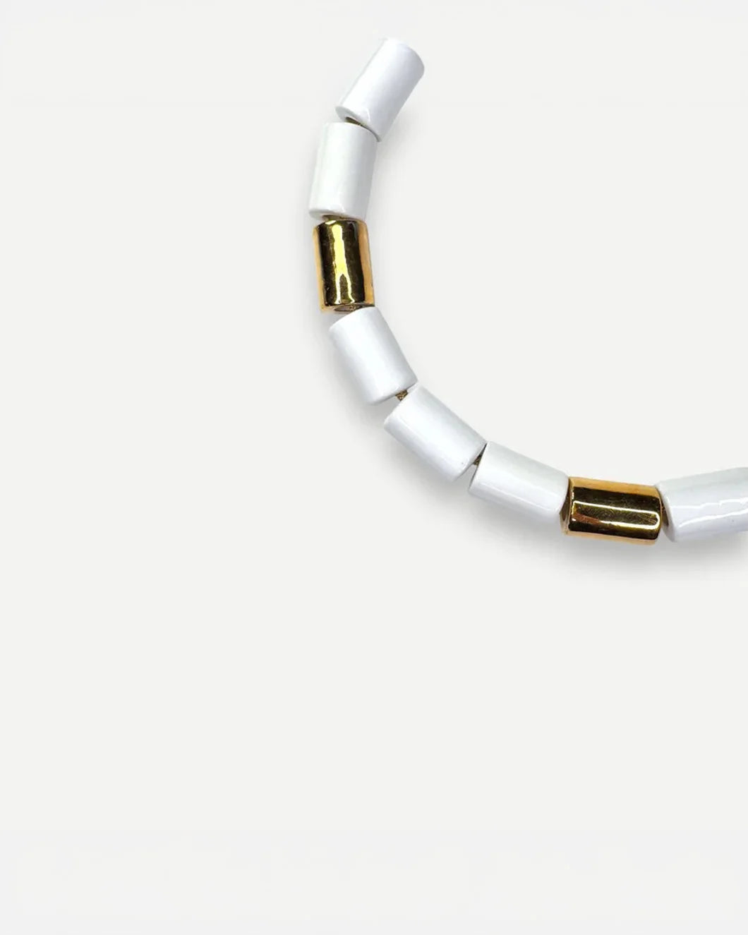 HER NEW TRIBE Blank & Karat Candy Bead Five Necklace front detail